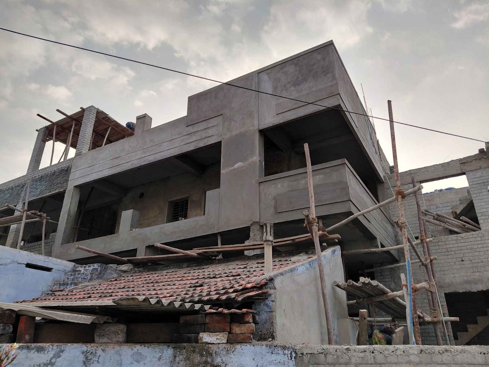 Villa Exterior Night Accent